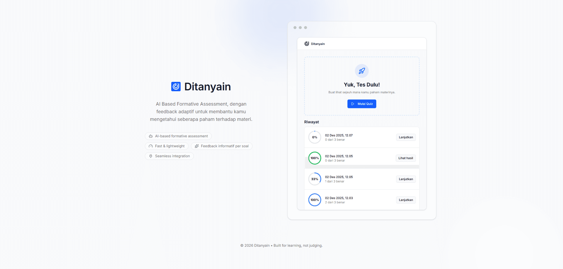 System Design Behind Ditanyain: Scaling AI-Powered Formative Assessments